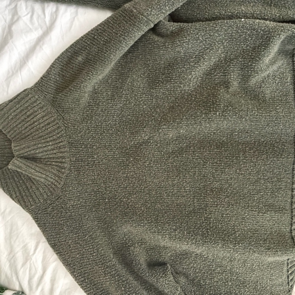 Abercrombie & Fitch Olive Cowl Neck Sweater